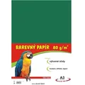 Papier für den Kunstunterricht A3/100/80g dunkelgrün